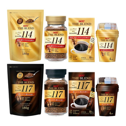 UCC The Blend 114 / 117 Instant Coffee Bottle / Sticks / Bag /Cup