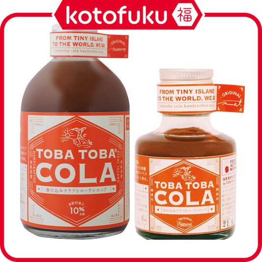 Japan Kagoshima Keithland TOBA TOBA Kraft Cola Syrup Bottle Type 115g / 310g Direct from japan