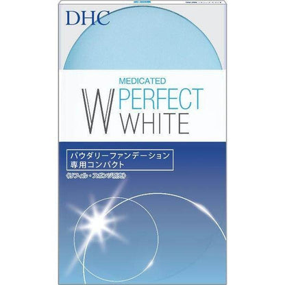 DHC Medicated Perfect White Powdery Foundation Refill & Compact Case