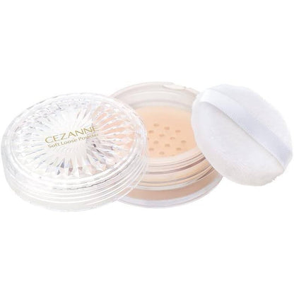 Cezanne Soft Loose Powder - 01 Lucent Beige / 03 Lucent Clear (5g)