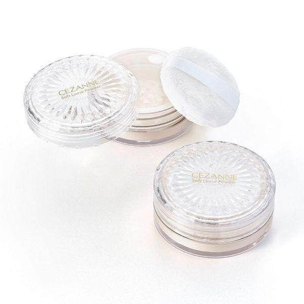 Cezanne Soft Loose Powder - 01 Lucent Beige / 03 Lucent Clear (5g)