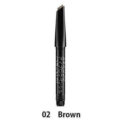 Lunasol Styling Eyebrow Flat & Round Pencil - 01 Charcoal / 02 Brown