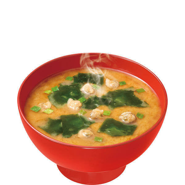 Nagatanien Instant Miso Soup The Power of 70 Shijimi Clams in 1 Cup - Regular / 25% Reduced Sodium