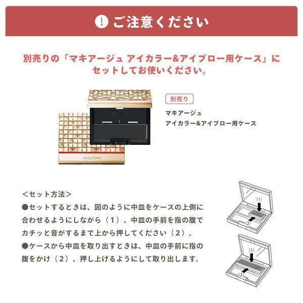 Shiseido MAQuillAGE Eyebrow Styling 3D (Refill) / Case for Eye Color & Eyebrow