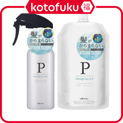 utena PROQUALITE Straight Moisturizing Water for Hair 270ml / Refill 400ml