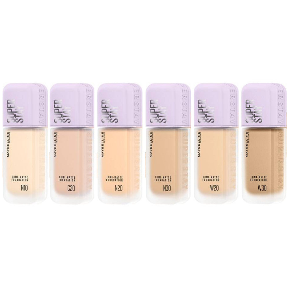 Maybelline Super Stay LumiMatte Liquid Foundation N10 / C20 / N20 / N30 / W20 / W30 (35ml)