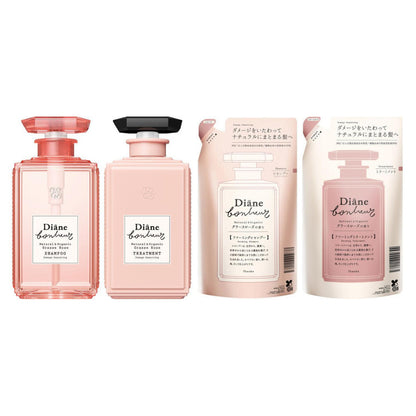 NatureLab Diane Bonheur Grasse Rose Damage Repair Shampoo Bottle 500ml/ Treatment Bottle 500ml/ Shampoo Refill 400ml/ Shampoo Treatment 400ml