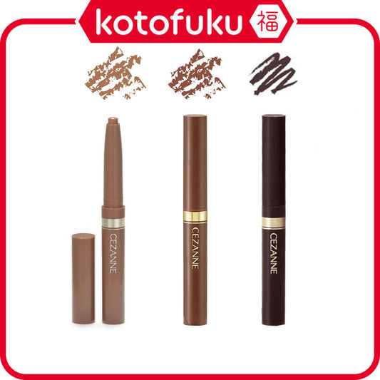 Cezanne Thick Eyebrow Pencil - 01 Light Brown / 02 Natural Brown / 03 Deep Brown (0.5g)