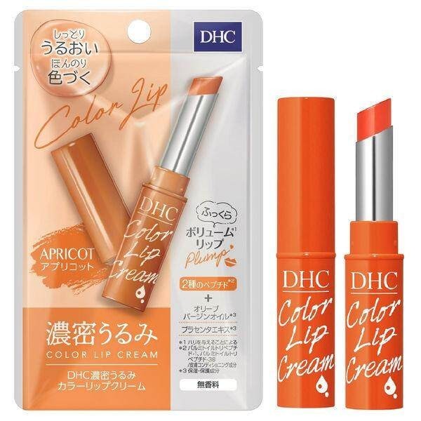 DHC Rich Moisture Color Lip Cream Apricot / Pink (1.5g)