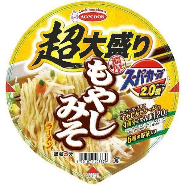 Acecook Super Large Super Cup 2.0x Rich Bean Sprouts Miso Ramen (164g)