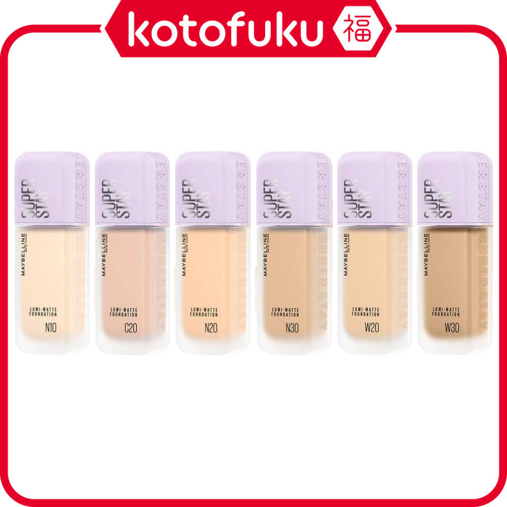 Maybelline Super Stay LumiMatte Liquid Foundation N10 / C20 / N20 / N30 / W20 / W30 (35ml)