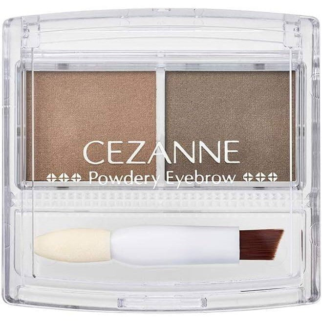 Cezanne Powdery Eyebrow - P1 Soft Brown / P2 Natural Brown / P3 Charcoal Gray (2g)