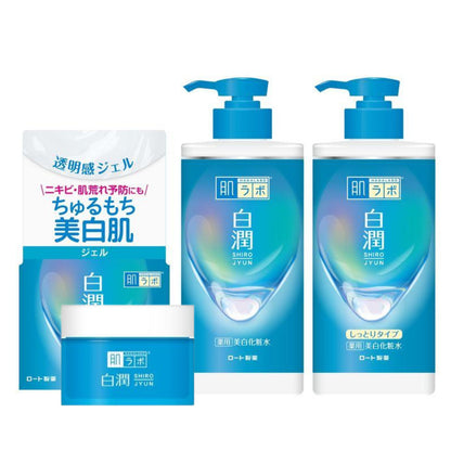 Rohto Hada Labo Shirojun Medicated Whitening Gel 100g / Medicated Whitening Lotion Pump Bottle 400ml / Medicated Whitening Lotion Moist Pump Bottle 400ml