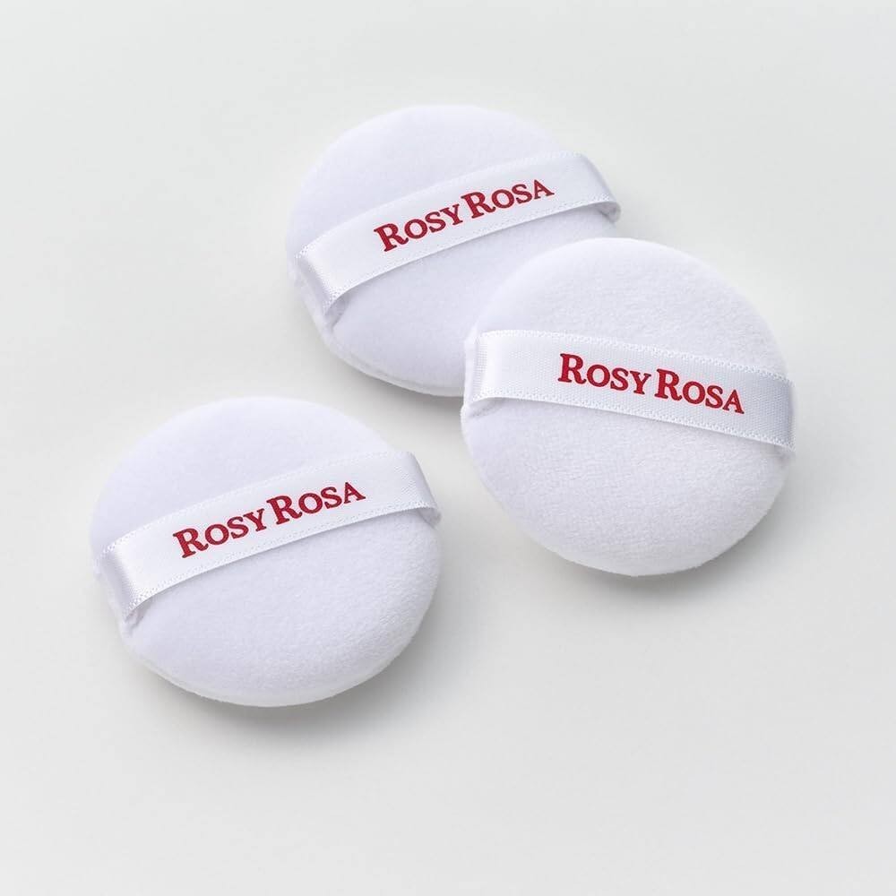 Chantilly Rosy Rosa Microfiber Puffs (3pcs)