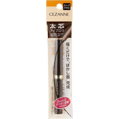 Cezanne Thick Eyebrow Pencil - 01 Light Brown / 02 Natural Brown / 03 Deep Brown (0.5g)