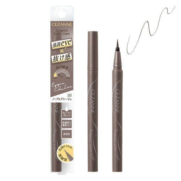 Cezanne Eyegenic Color Liner 10 Noble Greyge / 20 Rosy Brown (0.4ml)