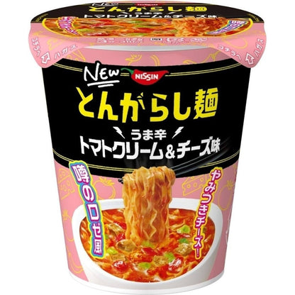 Nissin Red Pepper Noodle Cup - Seafood Jjigae / Tomato Cream & Cheese