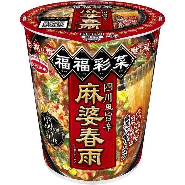 Acecook Fukufukusaisai Szechuan Style Spicy Mabo Vermicelli / Cantonese Style Rich Gomoku Vermicelli (40g)