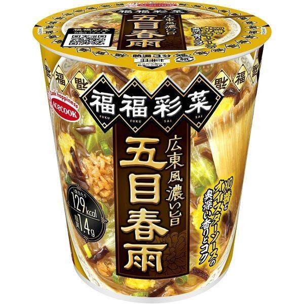 Acecook Fukufukusaisai Szechuan Style Spicy Mabo Vermicelli / Cantonese Style Rich Gomoku Vermicelli (40g)