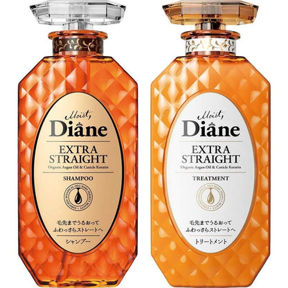 Nature Lab Moist Diane Perfect Beauty Shampoo & Treatment EX Straight 450ml Set