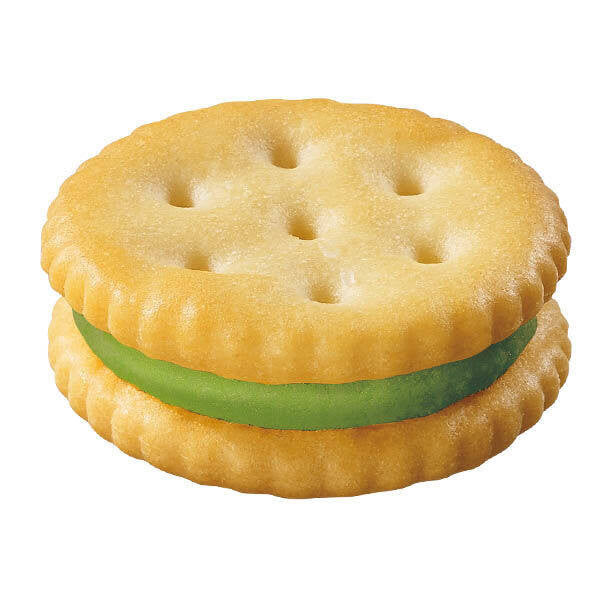 Yamazaki Biscuit Levain Mini Prime Sandwich Crackers - White Peach Shortcake / Matcha & Adzuki (56g)