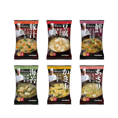 Marukome Instant Miso Soup Series Supervised by Hiromitsu Nozaki