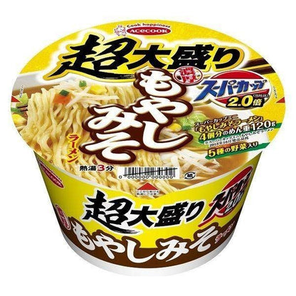 Acecook Super Large Super Cup 2.0x Rich Bean Sprouts Miso Ramen (164g)