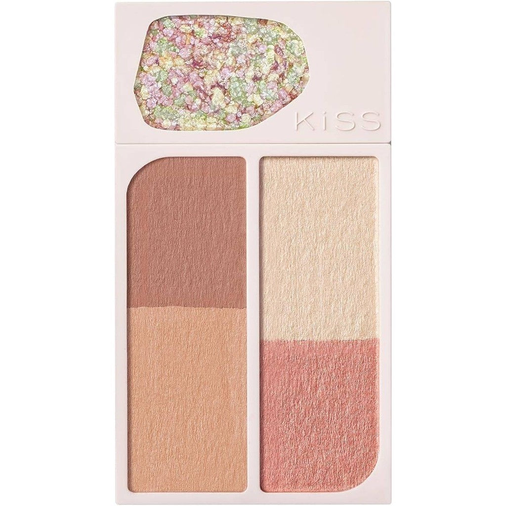 Isehan KiSS Cocktail Days Eyeshadow Palette - 03 Pinky Delight / 05 Peach Amaretto (6.4g)