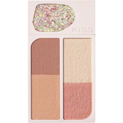 Isehan KiSS Cocktail Days Eyeshadow Palette - 03 Pinky Delight / 05 Peach Amaretto (6.4g)