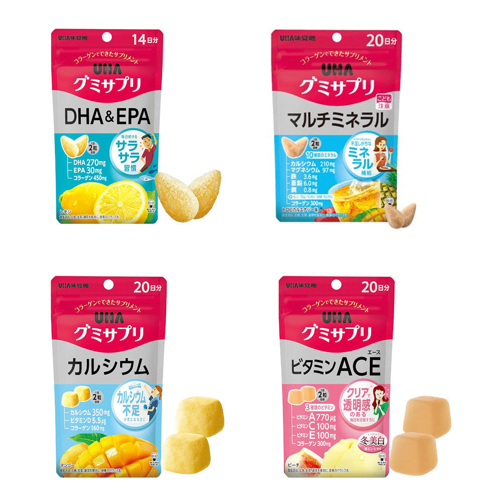 UHA Mikakuto Gummy Supplements Series