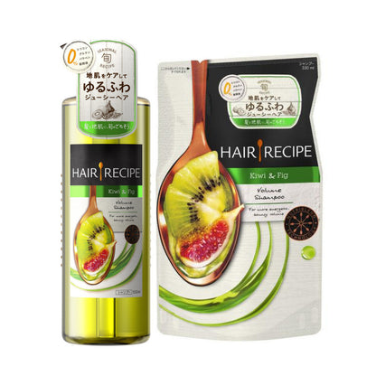 P&G Hair Recipe Kiwi & Fig Volume Shampoo 530ml / Refill 330ml