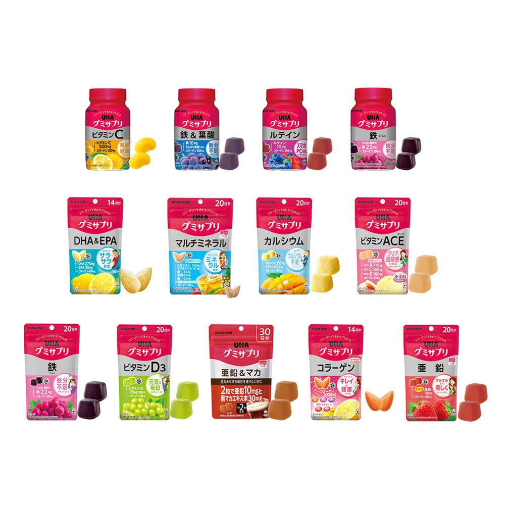 UHA Mikakuto Gummy Supplements Series