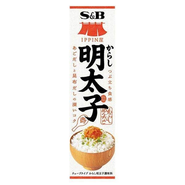 S&B Ippinya Tube Seasoning Spicy Cod Roe / Plum Bonito / Spicy Mustard Leaf (38g)