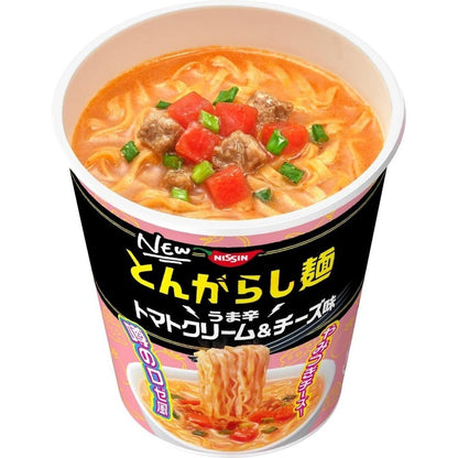 Nissin Red Pepper Noodle Cup - Seafood Jjigae / Tomato Cream & Cheese