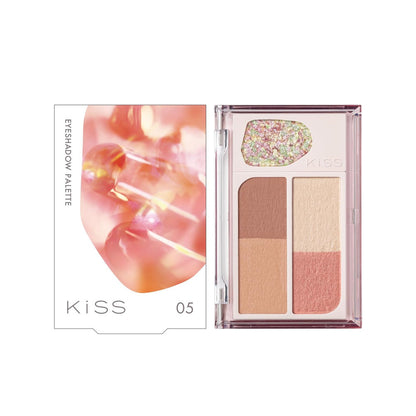 Isehan KiSS Cocktail Days Eyeshadow Palette - 05 Peach Amaretto (6.4g)