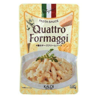 Kaldi's Original Pasta Bolognese Sauce 140g / Tomato Garlic 120g / Quattro Formaggi 120g