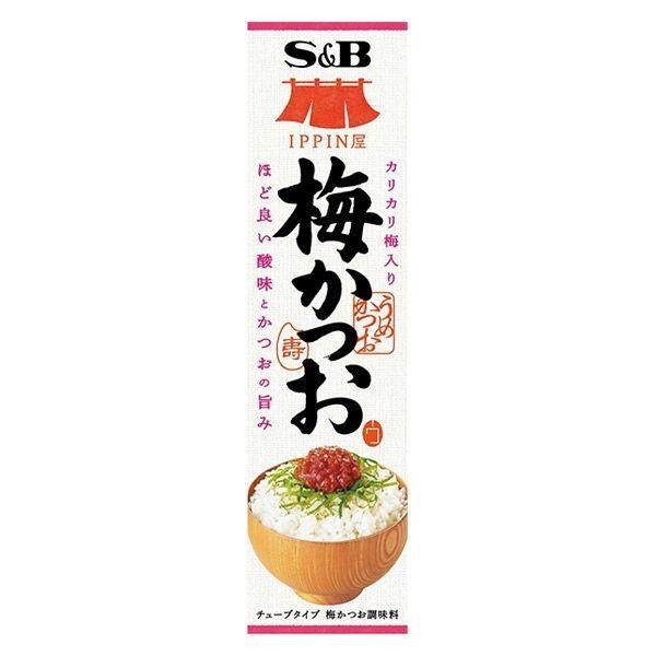 S&B Ippinya Tube Seasoning Spicy Cod Roe / Plum Bonito / Spicy Mustard Leaf (38g)