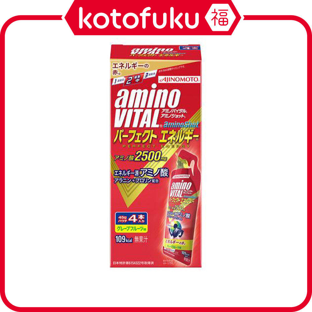 Ajinomoto Amino Vital Amino Shot Perfect Energy 4 pieces