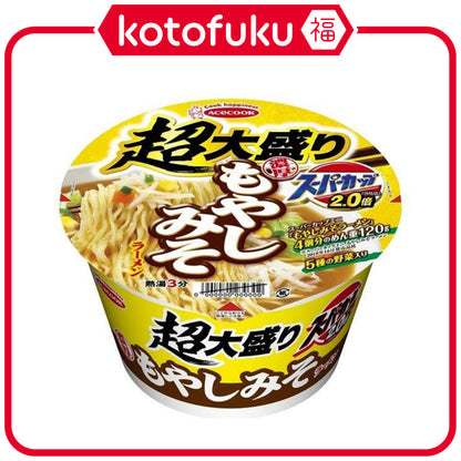 Acecook Super Large Super Cup 2.0x Rich Bean Sprouts Miso Ramen (164g)