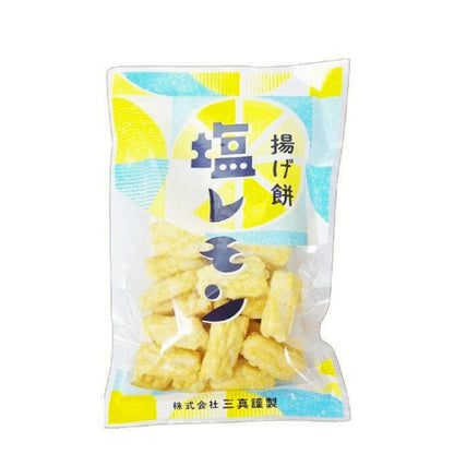 Sanshin Deep Fried Mochi Snack in Salt and Lemon (100g)