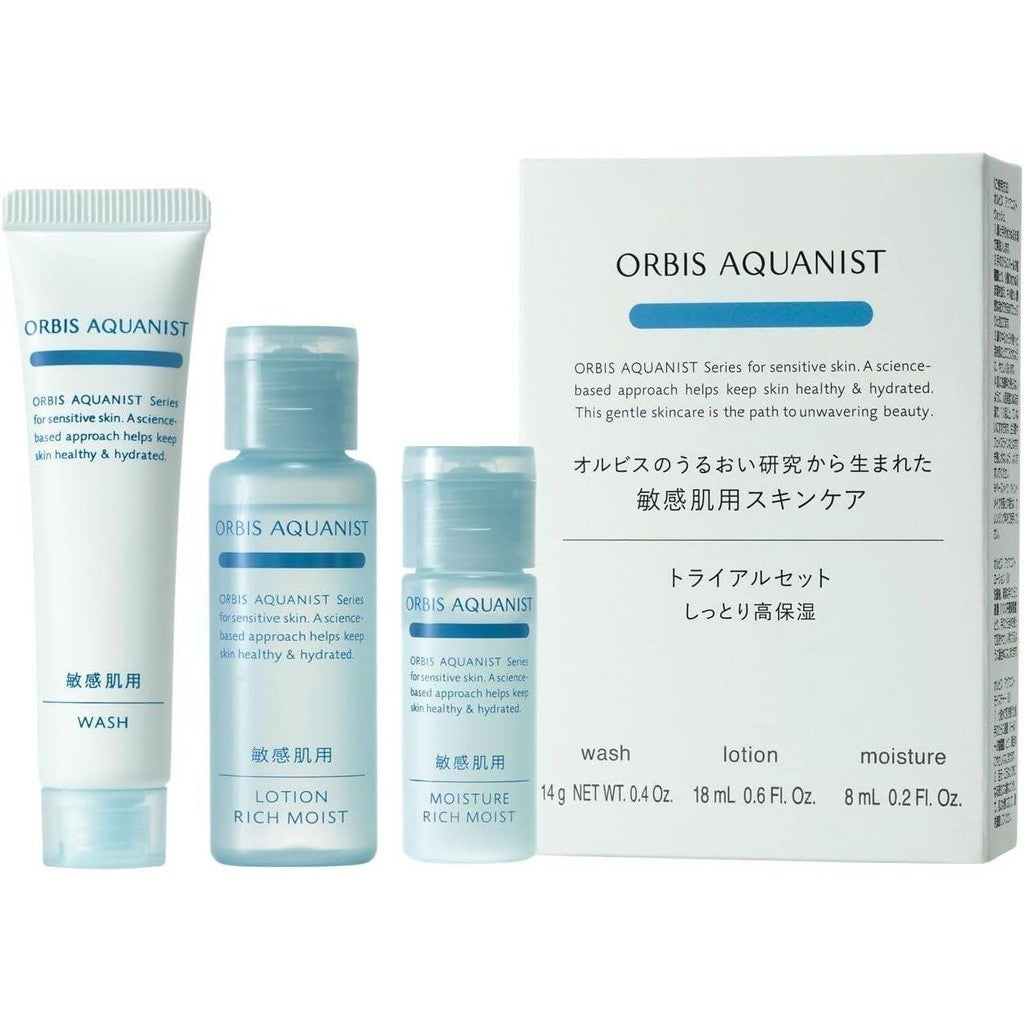 Orbis Aquanist Wash, Lotion, & Moisturizer Series - Light Moist / Rich Moist