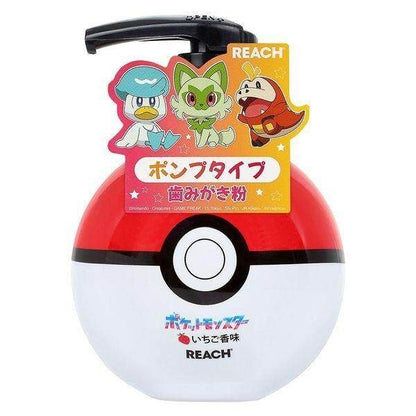 Reach Pokemon Monster Ball Kids Pump Toothpaste Gel Type Grapes / Strawberry (250g)