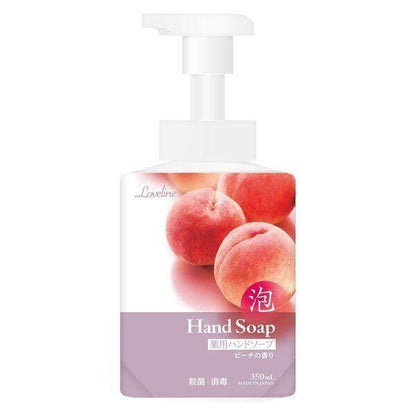 Loveline Medicated Foaming Hand Soap Peach Fragrance 350ml