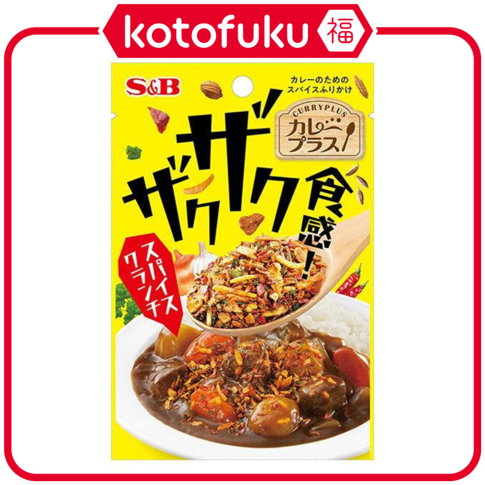 S&B Curry Plus Zakuzaku Texture! Crunchy Spice (20g)