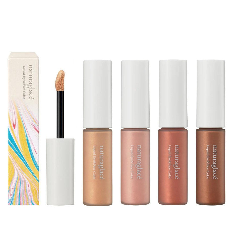 Naturaglace Liquid Eye and Face Color 01 Sunny Bright / 02 Petal Pink / 03 Lively Orange / 04 Shiny Brown (4.2ml)