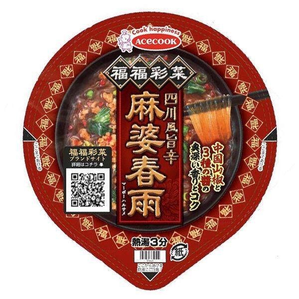 Acecook Fukufukusaisai Szechuan Style Spicy Mabo Vermicelli / Cantonese Style Rich Gomoku Vermicelli (40g)