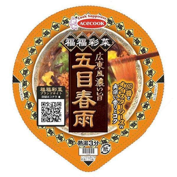 Acecook Fukufukusaisai Szechuan Style Spicy Mabo Vermicelli / Cantonese Style Rich Gomoku Vermicelli (40g)