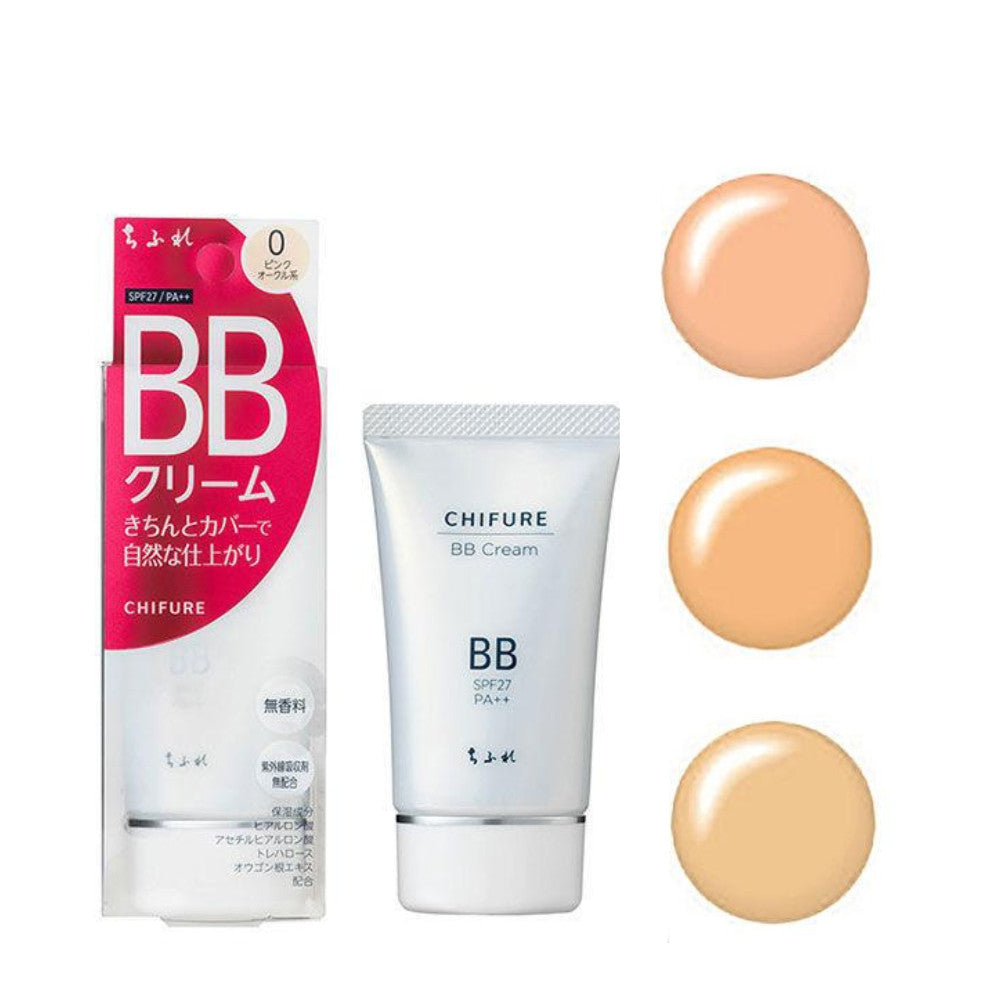 Chifure BB Cream SPF27/PA++ 0 (Pink Ochre) / 1 (Ochre) / 2 (Ochre) 50g