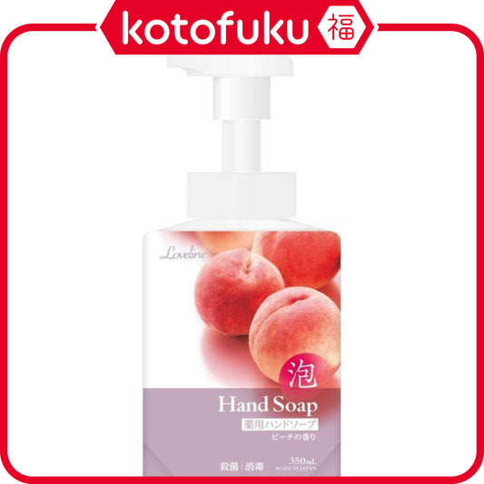 Loveline Medicated Foaming Hand Soap Peach Fragrance 350ml