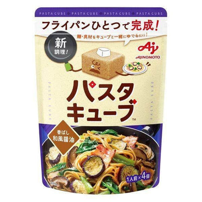 Ajinomoto Pasta Cubes Umakara Peperoncino / Savory Japanese Soy Sauce (1 Serving x 4 Pieces)